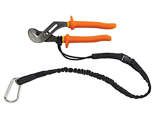CYSKY Tool Lanyard, 5 Pack Safety Tool Leash, Retractable Bungee Cord with Aluminum Lock Carabiner and Adjustable Loop End, Maximum Weight Limit 13.6KG / 30lb, Fall Restraint with Shock Cord Stopper - Image 5