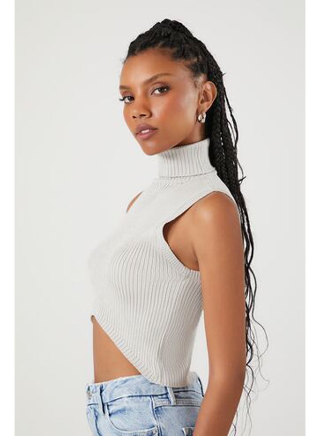 FOREVER 21 Ribbed Sweater-Knit Tank Top - Image 2