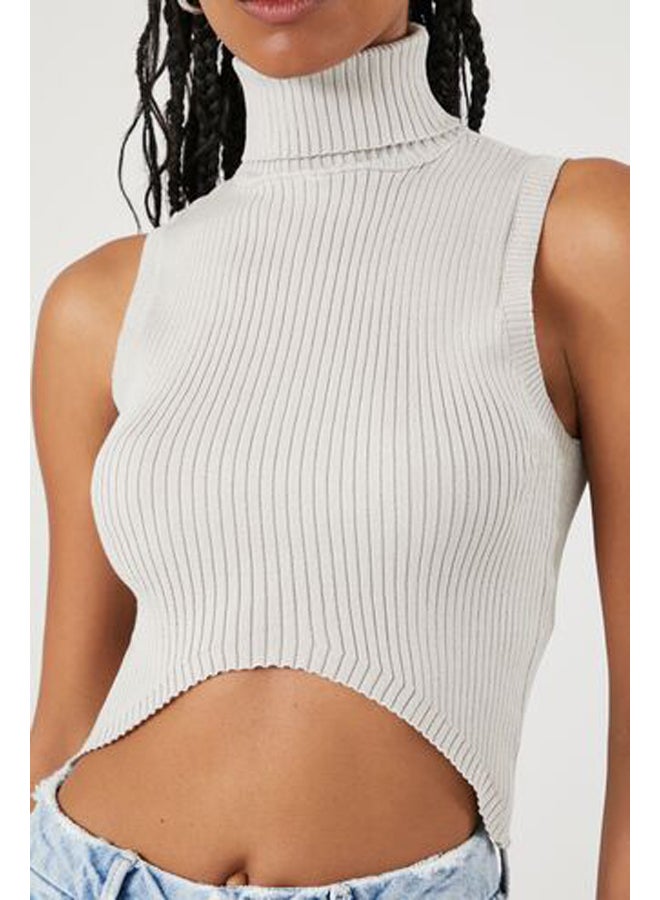 FOREVER 21 Ribbed Sweater-Knit Tank Top - Image 5