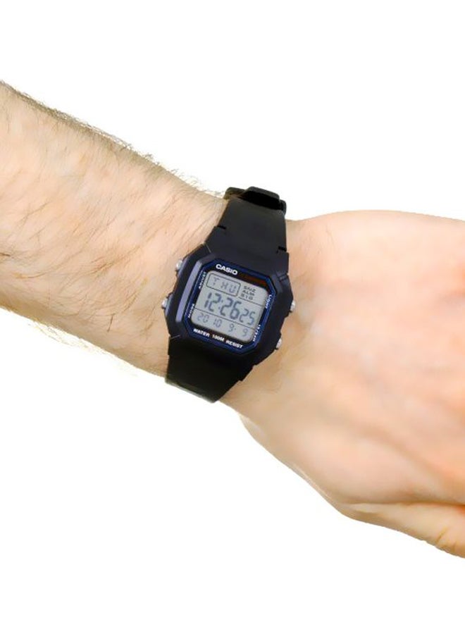 CASIO Men Youth Digital Watch W-800H-1A - 37 mm - Black - Image 5