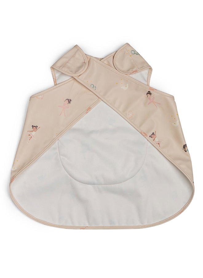 Citron Apron Bib Ballerina - Waterproof Baby Bib for Feeding And Mess-Free Eating - Image 2
