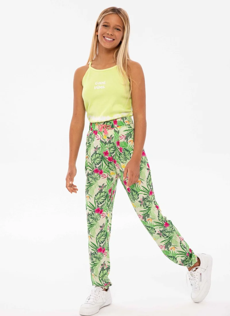 MINOTI Kids Girls Printed Harem Pant