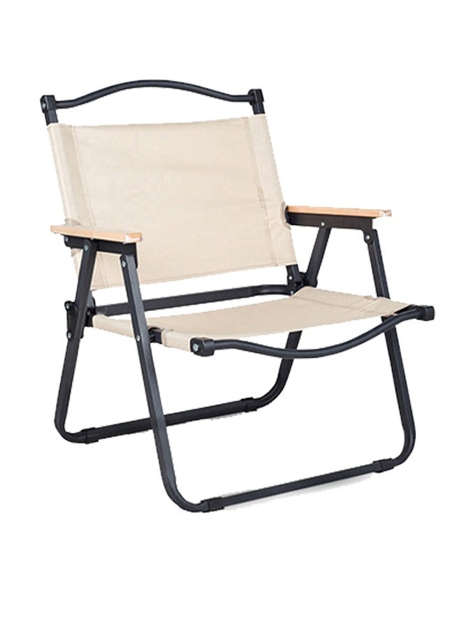 NKX - Portable Folding Table with 4 Chairs Set Wooden table Outdoor and Indoor Picnic Camping set - Image 1