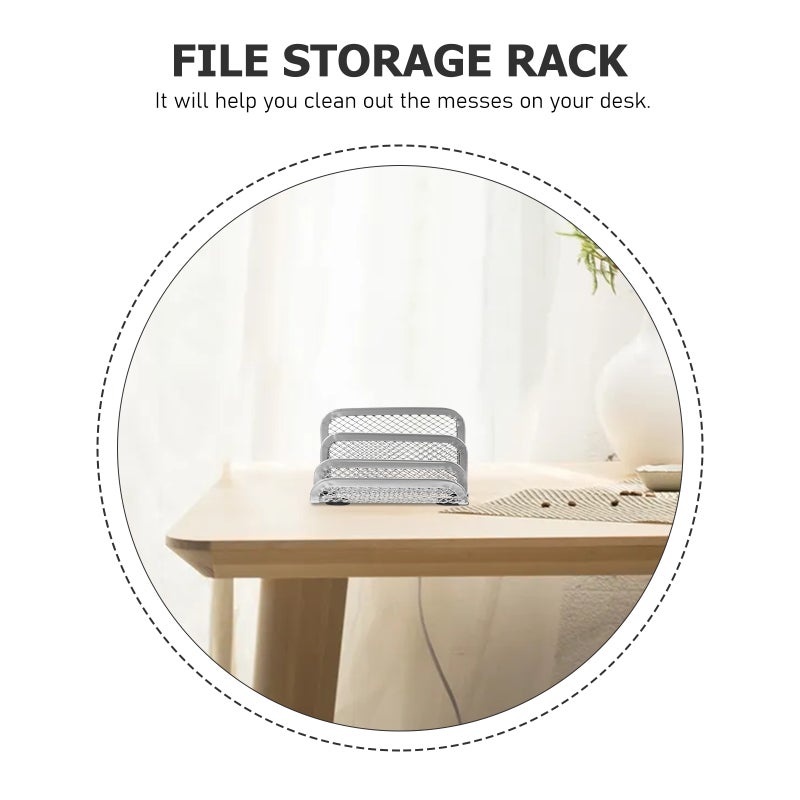 Desk Bookshelf, CD and Document Organizer Enhancing Desk Space Efficiency, Classic Style - Image 4