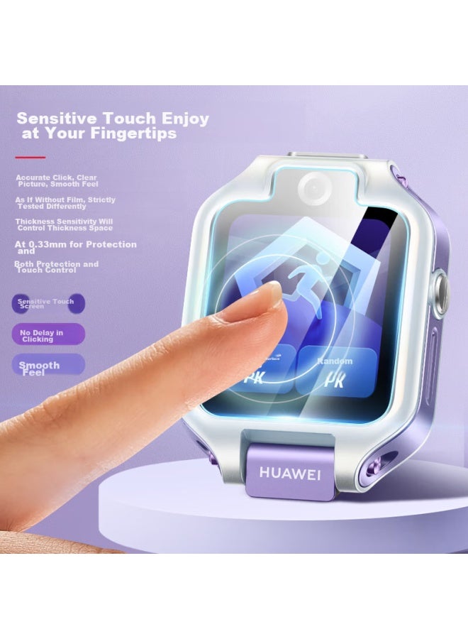 Xuanyi Tempered Glass Screen Protector For Huawei Children's Watch 5x/5xpro, Compatible With 4pro/4x/5 Active Edition, Anti-fingerprint, Hd Glass Film - Image 2
