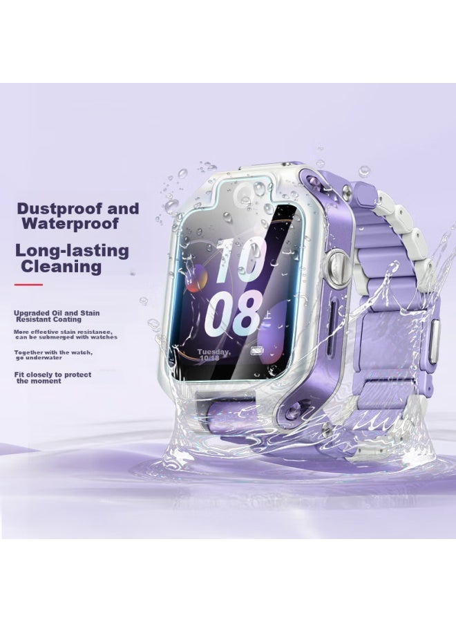 Xuanyi Tempered Glass Screen Protector For Huawei Children's Watch 5x/5xpro, Compatible With 4pro/4x/5 Active Edition, Anti-fingerprint, Hd Glass Film - Image 3