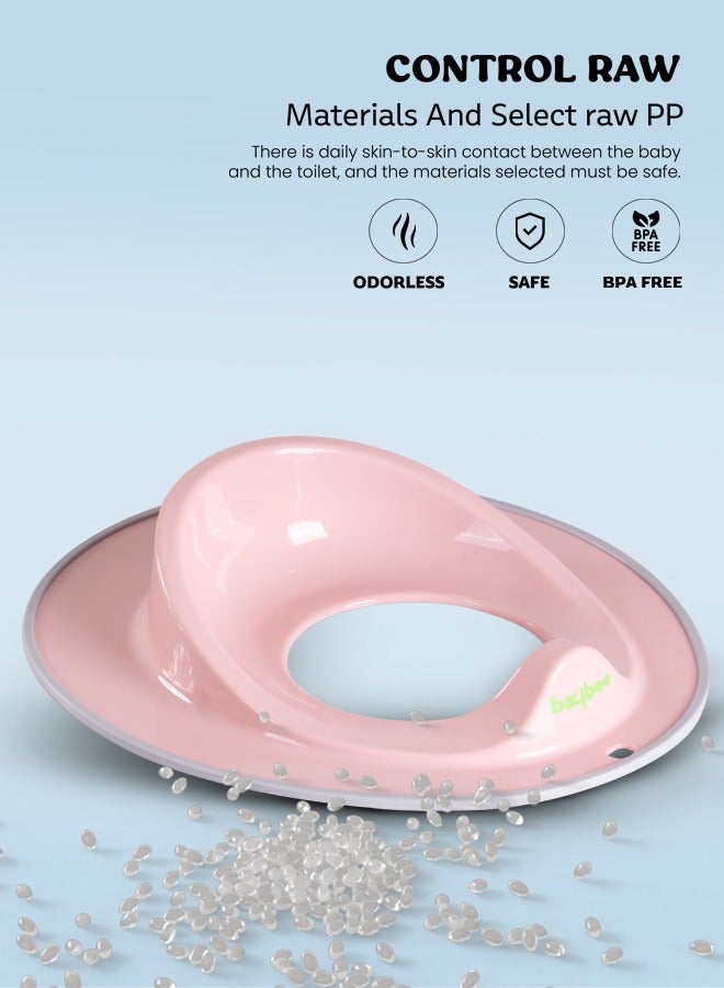 Baybee TinyTrek Potty Seat for Kids Toilet Seat | Baby Potty Training Seat Chair, Fits Round & Oval Toilets, Non-Slip with Splash Guard Seat for 1-8 Years Kids Boys Girls - Image 5