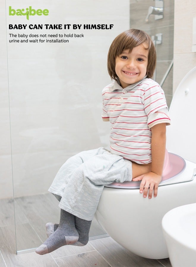Baybee TinyTrek Potty Seat for Kids Toilet Seat | Baby Potty Training Seat Chair, Fits Round & Oval Toilets, Non-Slip with Splash Guard Seat for 1-8 Years Kids Boys Girls - Image 4