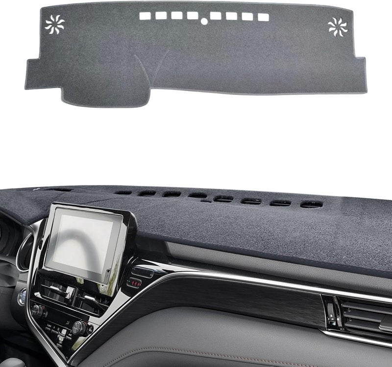 POSAID for Toyota Camry Dash Cover 2023 2022 2021 2020 2019 2018 Dashboard Cover Mat Custom Fit Toyota Camry 2018-2023, Grey - Image 1
