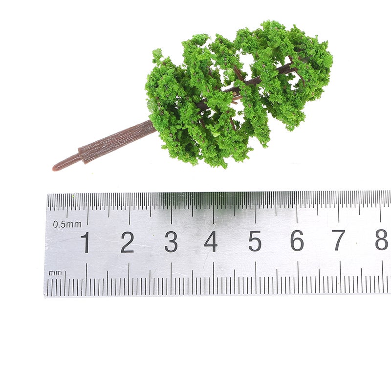 20 Pcs 70mm Scale Architectural Model Trees Railroad Layout Garden Landscape Scenery Miniatures Tree Building Kits Toy for Kids Style 2 - Image 2