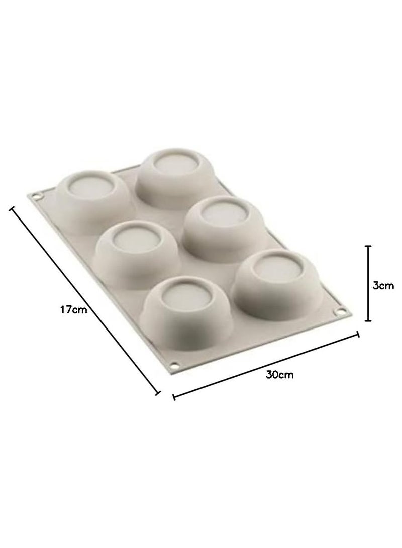 Silikomart قالب سيليكو مارت 3D ميني دوت 6 تجويفات - Image 4