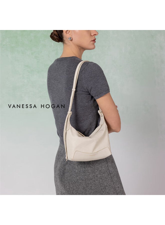 Vanessa Hogan Vh Women's Handbag, New Year Gift, Xinran Hobo Bag Small Size, Top-grain Leather Casual Daily Underarm Shoulder Bag - Image 1