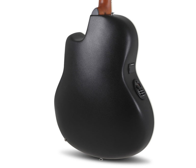 Ovation CS24P-NBM-G Celebrity Standard Plus Mid Cutaway Electric-Acoustic Guitar - Nutmeg Burled Maple - Image 2