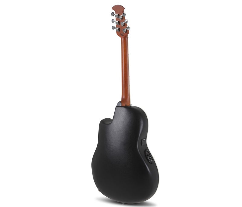 Ovation CS24P-NBM-G Celebrity Standard Plus Mid Cutaway Electric-Acoustic Guitar - Nutmeg Burled Maple - Image 4