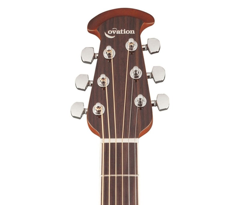 Ovation CS24P-NBM-G Celebrity Standard Plus Mid Cutaway Electric-Acoustic Guitar - Nutmeg Burled Maple - Image 5
