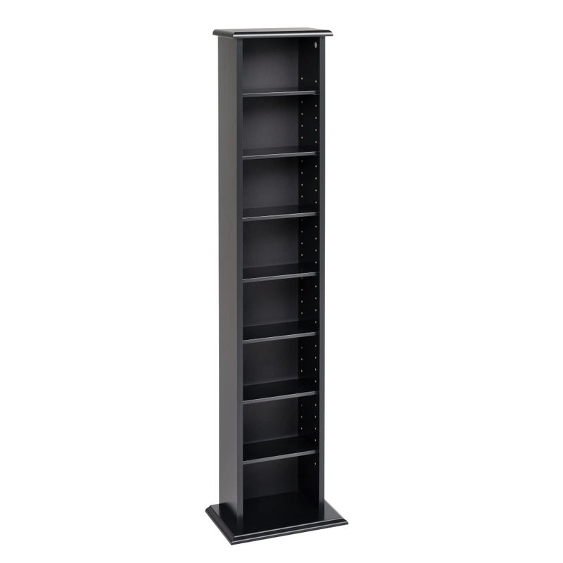 Prepac Prepac Narrow Cabinet Media Storage 13 Wide Black 