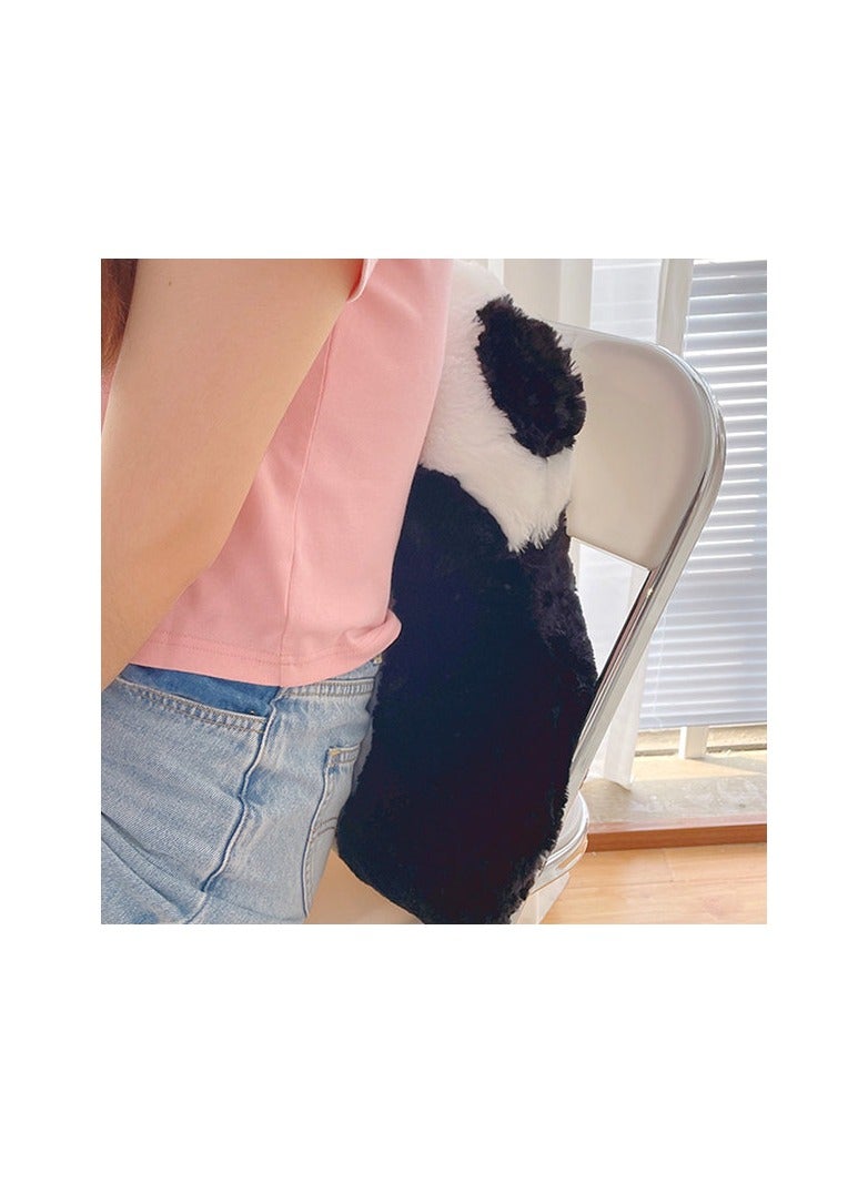 Extra Large Stuffed Panda Bear Hugging Toy Giant Sleeping Plush Body Pillow for Kids, Big Black White Fluffy and Soft for Boys Girls Ultra-Comfy & Realistic Design  - Image 2