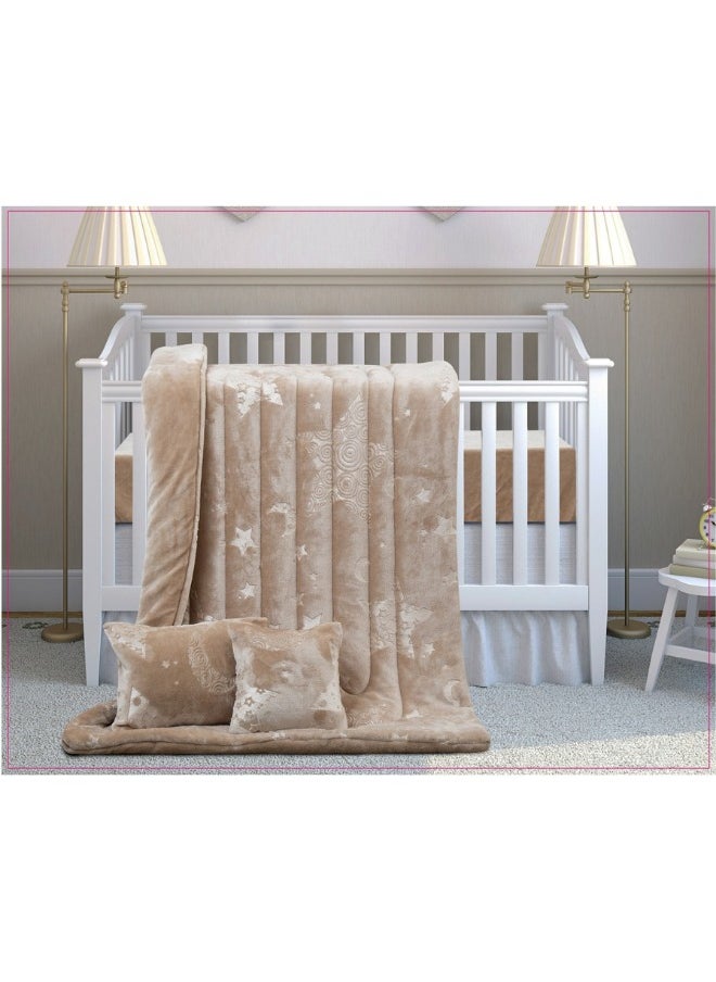Winter fluffy children's bed sheet 4 pieces double-sided velvet system quilted quilt size (quilt: 150 x 90 cm, elastic sheet: 150 x 70 + 15 cm, pillow: 40 x 30 cm, small pillow: 30 x 30 cm) - pzsku/Z6C1A2CE88F27430FA05BZ/45/_/1737015251/4184edf1-7be8-4138-b5f3-6214fbc882c2