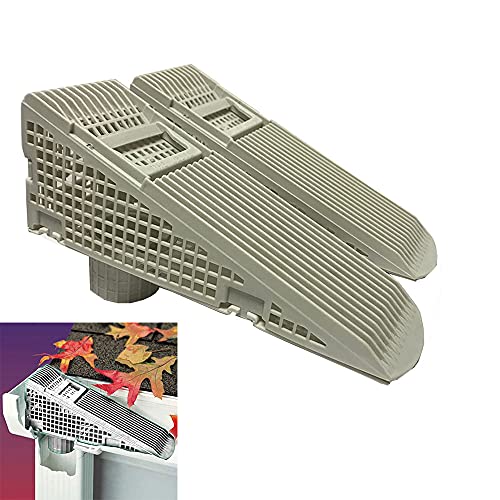 The Wedge The Gutter Guard - Wedge Eliminates Downspout Pipe Clogs From Leaves and Debris - 2-Pack - Image 1