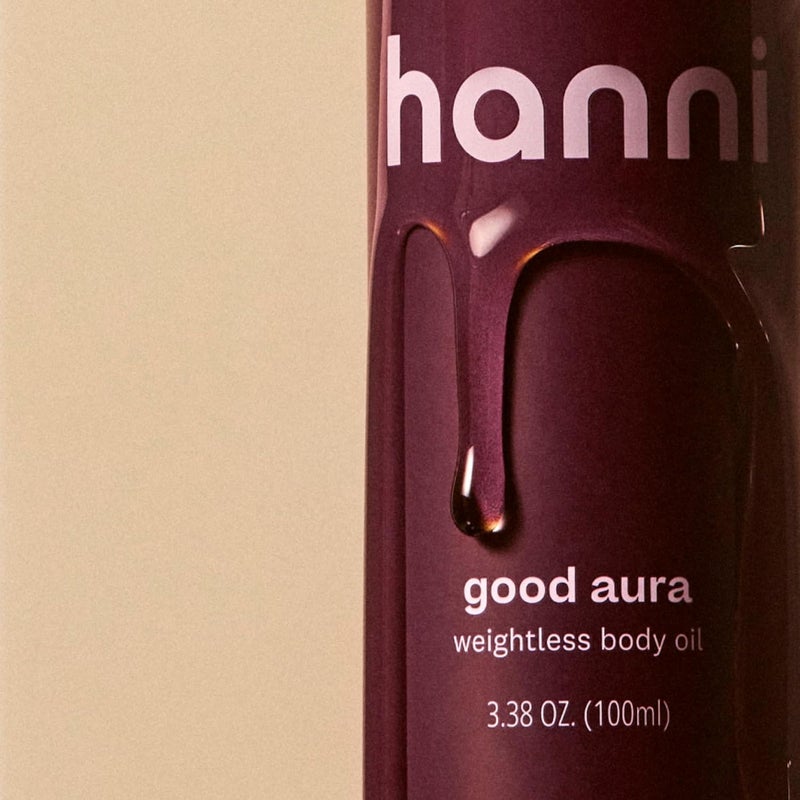 HANNI Good Aura Dry Body Oil Lightweight AfterShower Moisturizer with Jojoba Coconut Baobab and Buriti Oils NonGreasy Skincare for Soft Skin 100 mL 338 oz - Image 2