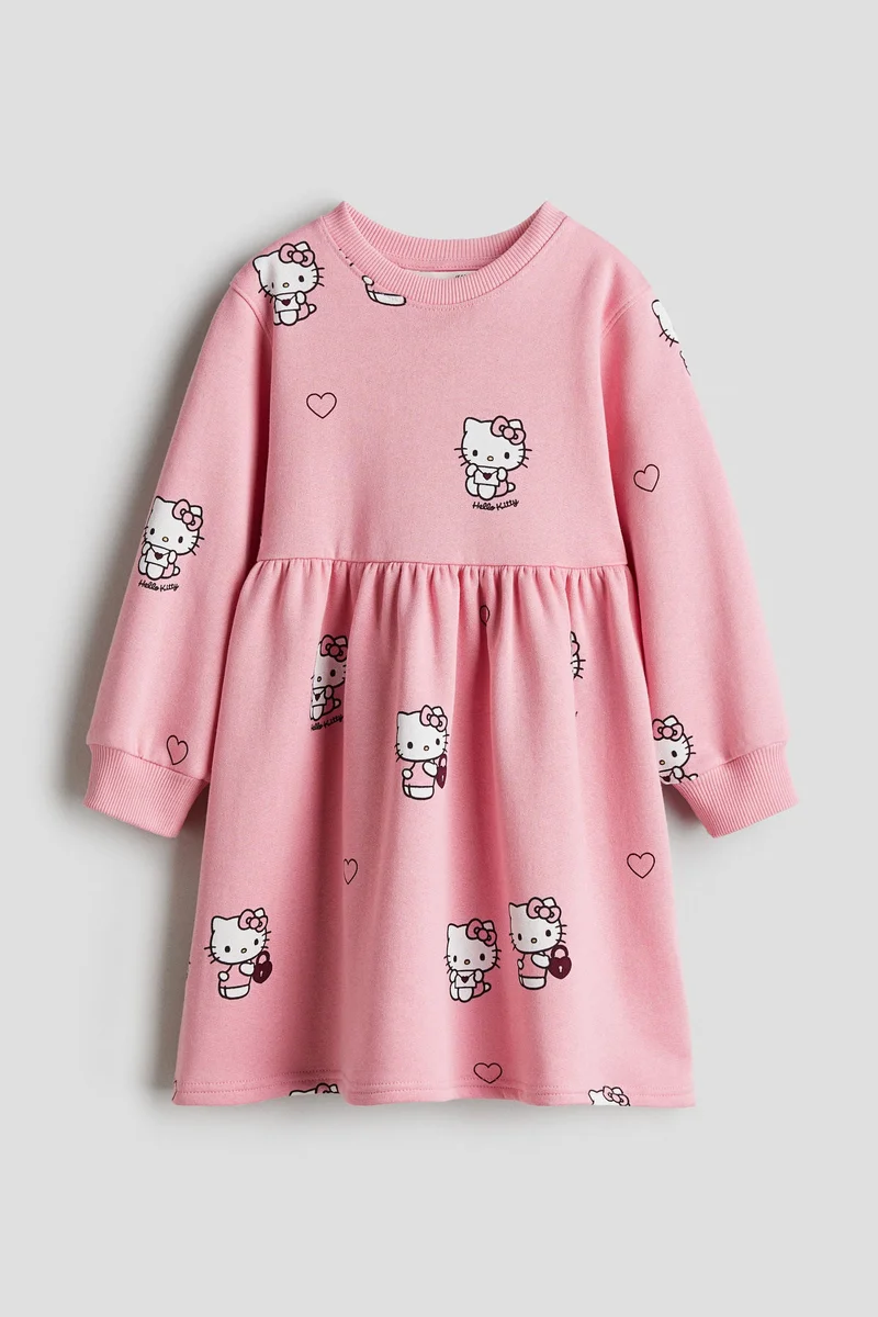 H&M Printed sweatshirt dress