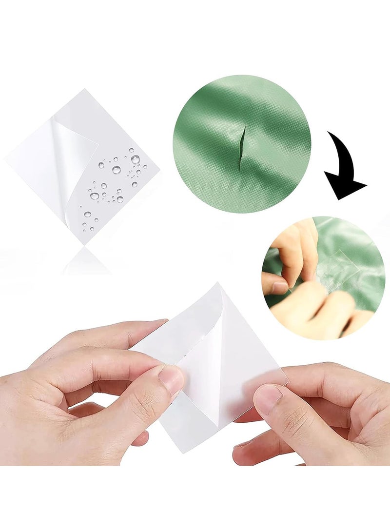 SUNSAR 10 PCS TPU Transparent Waterproof Repair Patches for Paddling Pools, Tents. - Image 3