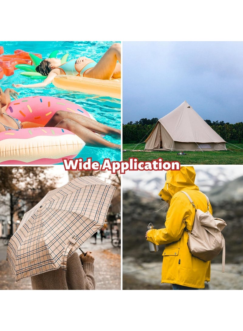 SUNSAR 10 PCS TPU Transparent Waterproof Repair Patches for Paddling Pools, Tents. - Image 5