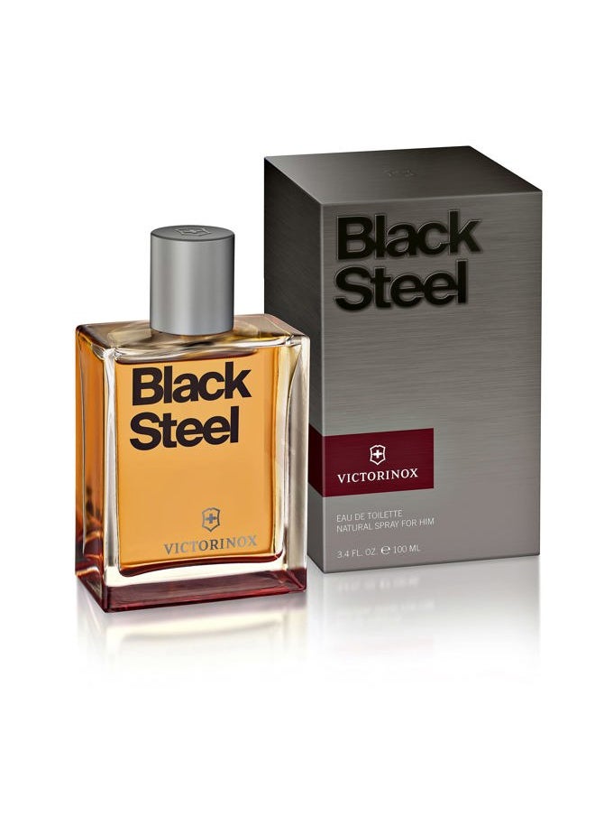 Swiss Army - Swiss Army Black Steel Men 3.4 oz EDT Spray - Image 1