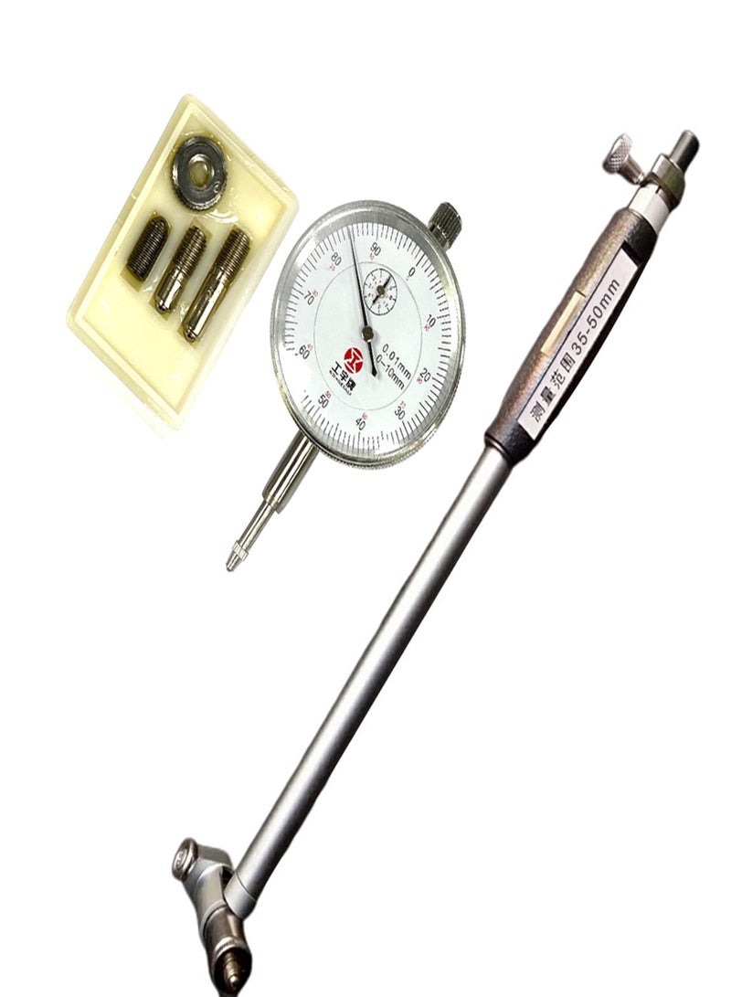 Dial Bore Gauge 35-50mm 0.01mm Hole Scale Indicator Precision Cylinder Engine Measurement Tool Tester - Image 1