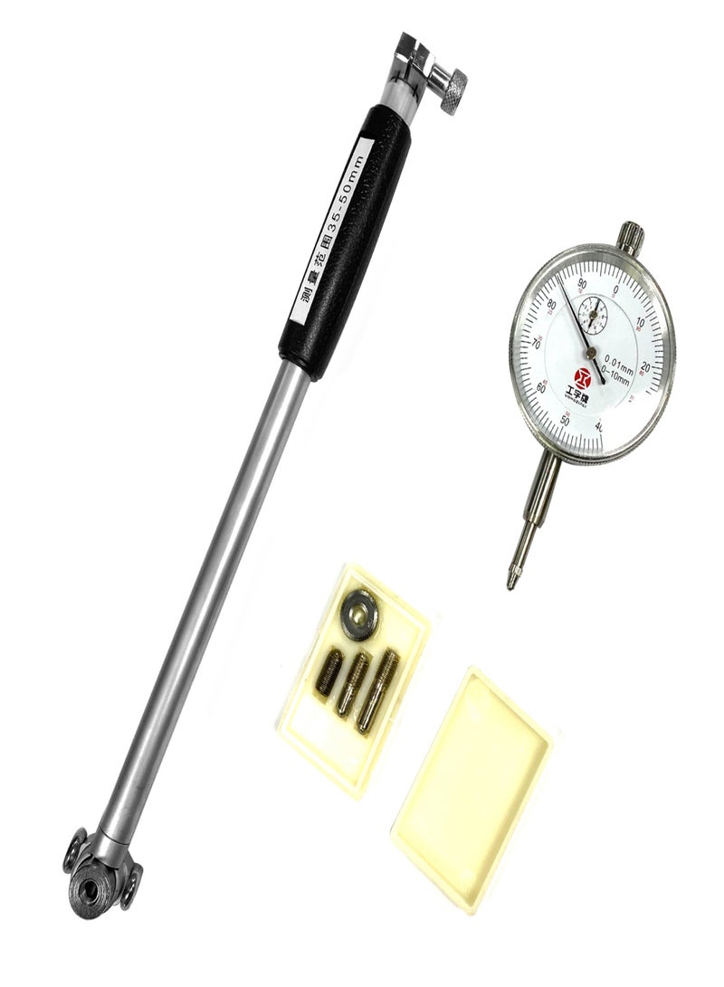 Dial Bore Gauge 35-50mm 0.01mm Hole Scale Indicator Precision Cylinder Engine Measurement Tool Tester - Image 2