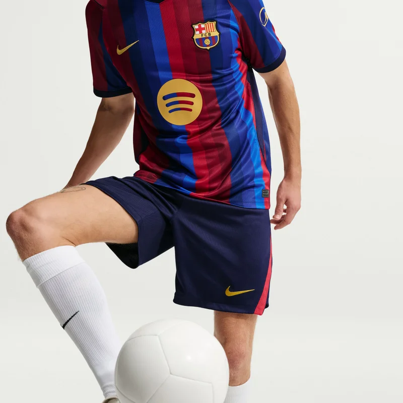 Nike Blue Men's FC Barelona 26/27 Home Replica Football Shorts for Men | Best Price UAE