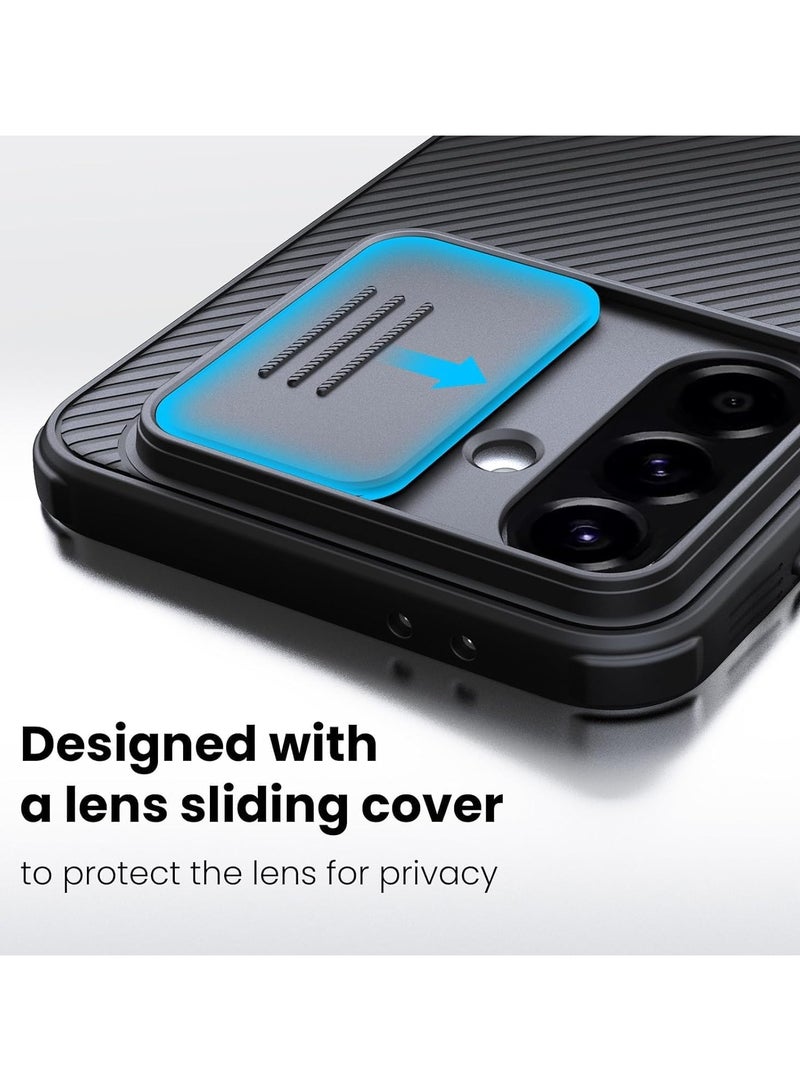 Nillkin For Samsung Galaxy A56 Case, Camera Lens Protection Slide Cover, TPU+PC Shockproof Bumper Back Cover, Anti-Fingerprint Mobile Phone Case, Slim Fit Protective Casing - Image 3