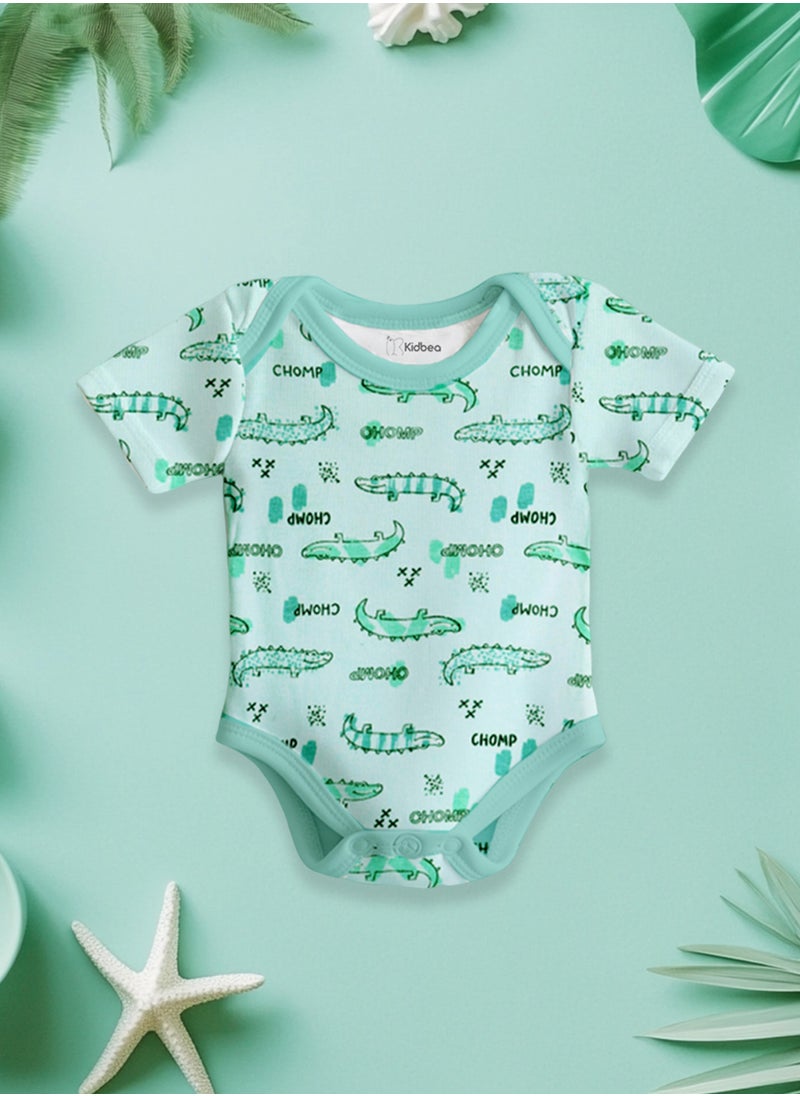 LUAY 100% Bamboo  Based Onesies | Sleepsuits| Night Suits|Jumpsuit | Wondersuit for Baby Boys & Baby Girls, New-Born, infants,Toddlers_ Including Vibrant Pattren & Colors Create festive look  - Image 2