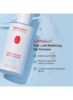 Cell Fusion C Phbalancing Gel Cleanser ; Nonirritating Soothing&Calming Makeup Remover  - Image 4