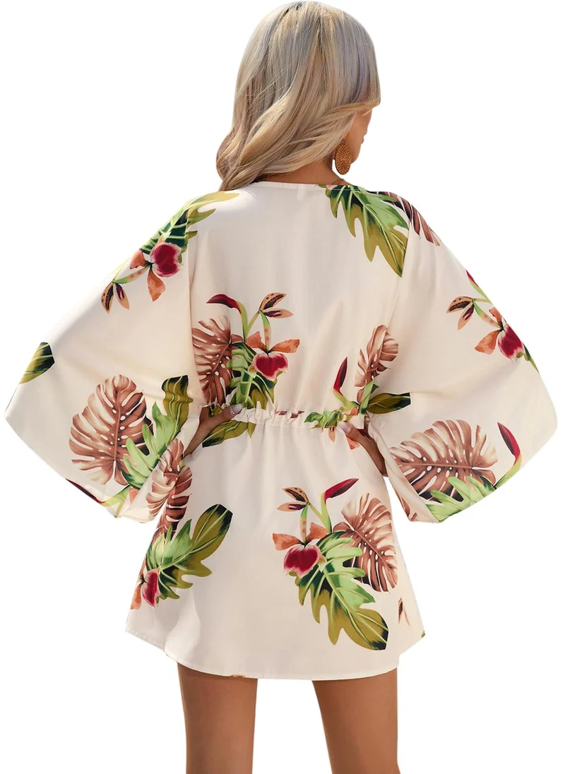 YUNIQEE Floral Button-Down Dress