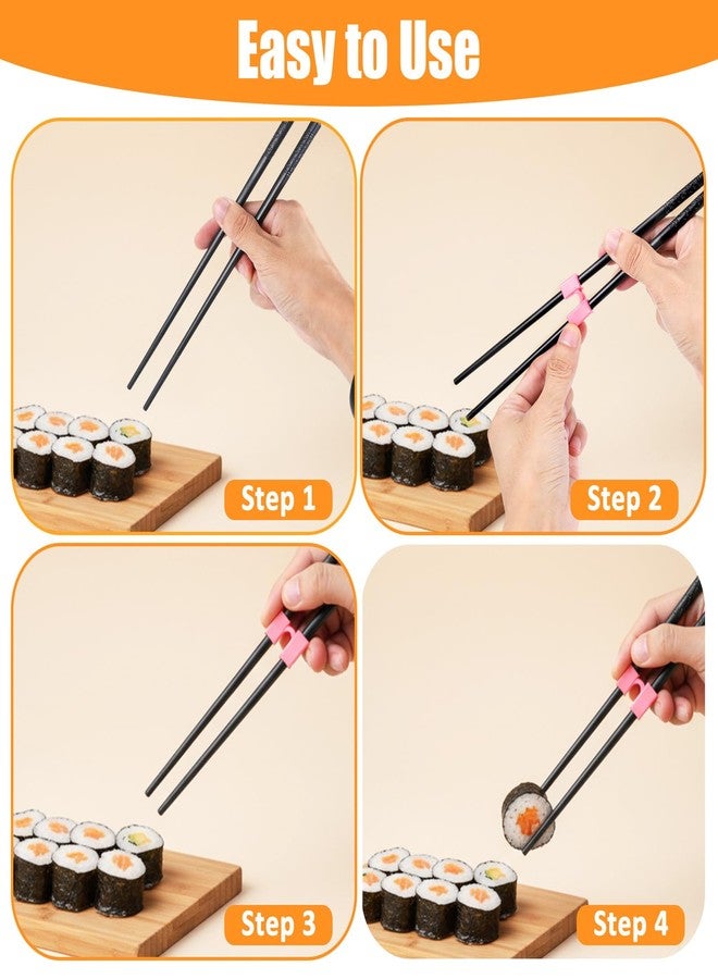 KFHENSOMR 5Pcs Training Chopsticks for Adults 5Pcs Chopstick Trainer(10Pcs) - Image 4