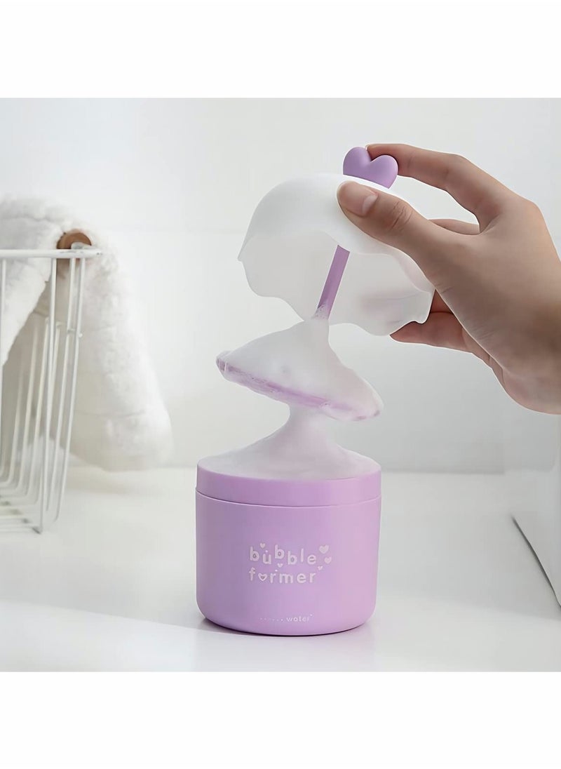 Excefore - Face Foam Maker, Facial Cleanser Frother, Rich Cream Foamer Skincare Tools Travel Household Convenient Quick Lightweight Cup Whip Wash Skin - Image 1