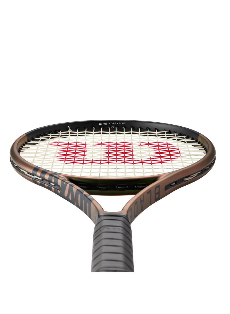 Wilson  Blade 98 (18X20) V8 Tennis Racket, 18x20, Adults, Intermediate/ Advanced - Green/ Bronze/ Black  | Best Price UAE