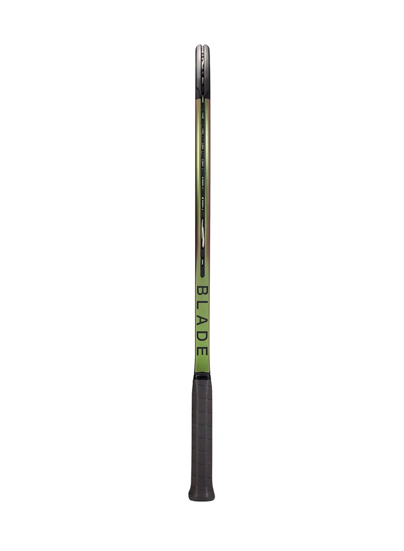 Wilson  Blade 98 (18X20) V8 Tennis Racket, 18x20, Adults, Intermediate/ Advanced - Green/ Bronze/ Black  | Best Price UAE