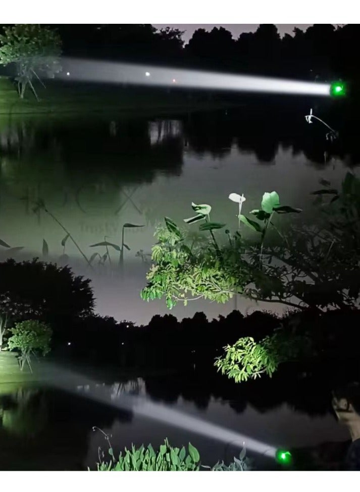 360°Light Rechargeable Tactical Flashlight High Lumens LED Super Bright with 5 Modes Water Resistant Emergency Flashlight - Image 5