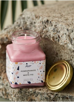 Flamingo Candles Pomegranate & White Fig Candle 8oz UAE | Dubai, Abu Dhabi