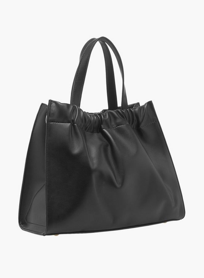 سيليست حقيبة يد بحزام قابل للتعديل وإغلاق بسحاب وتفاصيل إبزيم - Image 5