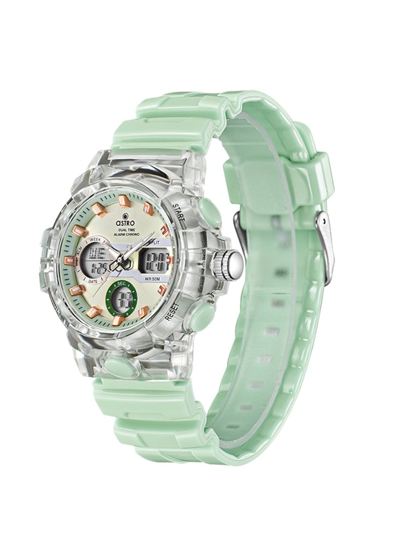 ASTRO - Kid's Unisex Analog+Digital Polyurethane Wrist Watch A23822-PPGG - 49 Mm - Image 1