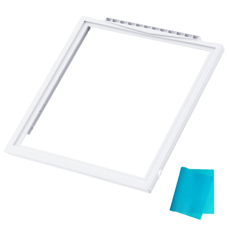 Alvar Upgraded 241969501 Shelf Frame without Glass Refrigerator Compatible with Frigidaire Shelf Replacement Parts Frigidaire Gallery Shelf Replacement LFSS2612TF0 FGHS2631PF4A FFSS2615TS0 Drawer Shelves - Image 1
