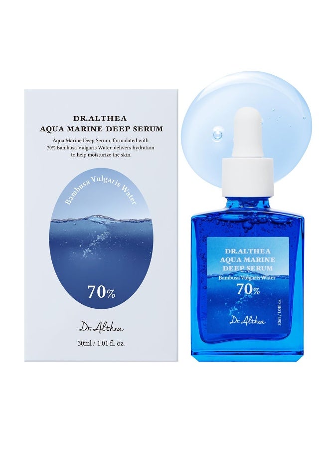 Dr.Althea Aqua Marine Deep Serum | Instant Hydration & Soothing Facial Serum for All Skin Types | Korean Vegan Skincare |30ml - Image 1
