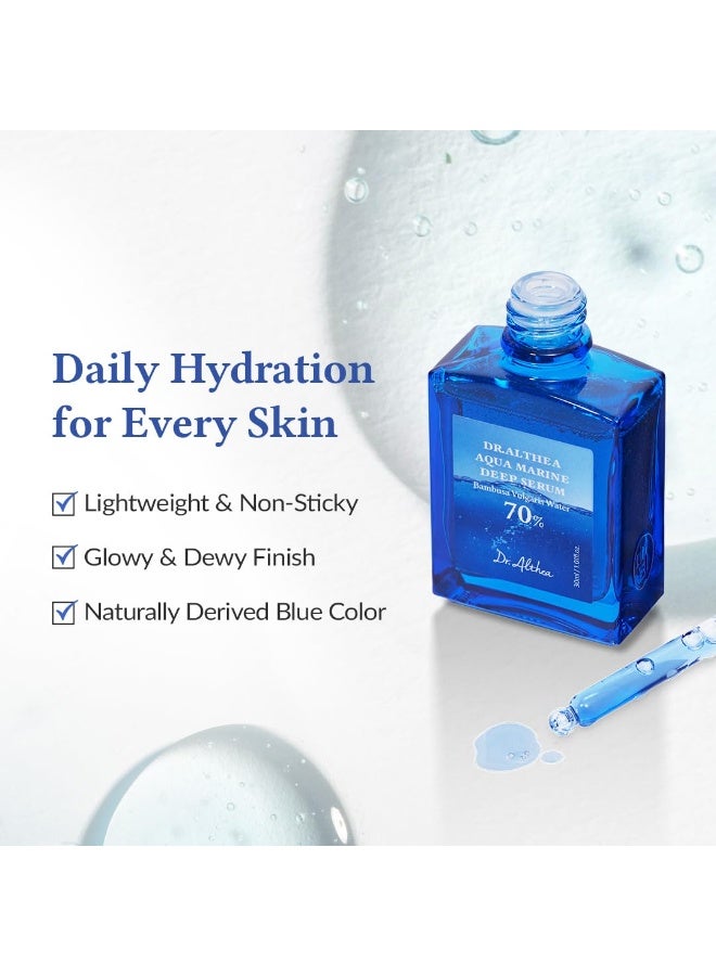 Dr.Althea Aqua Marine Deep Serum | Instant Hydration & Soothing Facial Serum for All Skin Types | Korean Vegan Skincare |30ml - Image 2