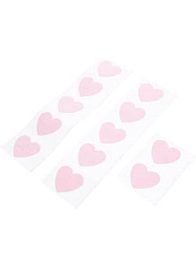 30 Heart Shaped Wound Bandages Red Flexible First Aid Patches For Sensitive Skin - Image 1