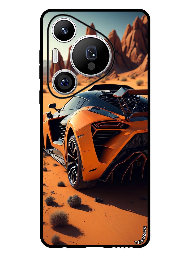 Theodor Protective Case Anti Scratch Shock Proof Bumper Cover For Huawei Pura 70 Car in Desert - Image 1