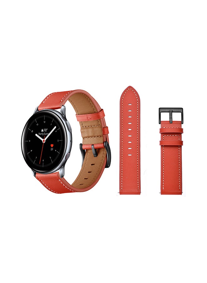 Perfii Replacement Band For Samsung Galaxy Active/Active2 Red - Image 2