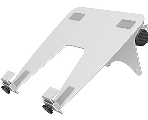 ergounion VESA Laptop Tray for Monitor Mount, Holds Laptops up to 17.3 Inches and 28.6 lbs, Fits 100x100mm VESA, Notebook Tray Office Desk Accessories, Silver - Image 1